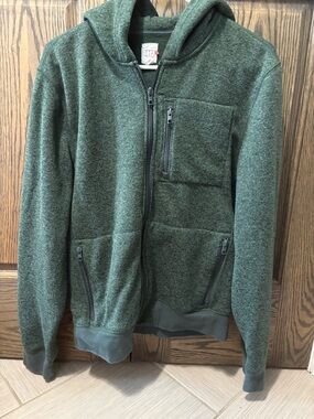 GAP Dark Green Hooded Zip Jacket